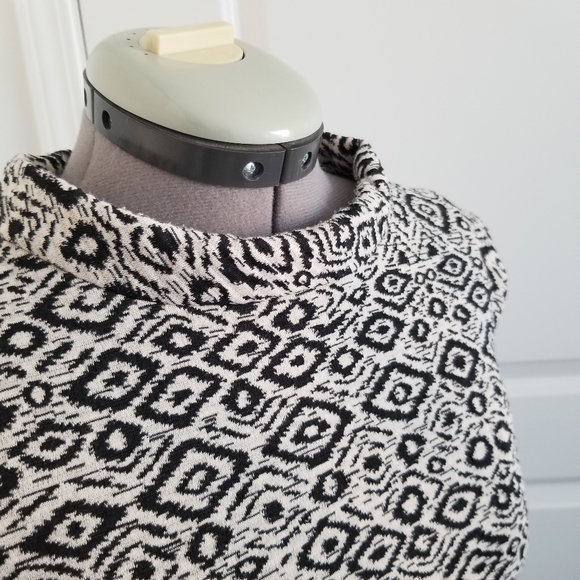 Gorgeous Nine West black and white dress, size 4 - Picture 8 of 16